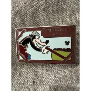 Authentic Disney 2012 Hidden Mickey Completer Pin Big Bad Wolf DCA Construction